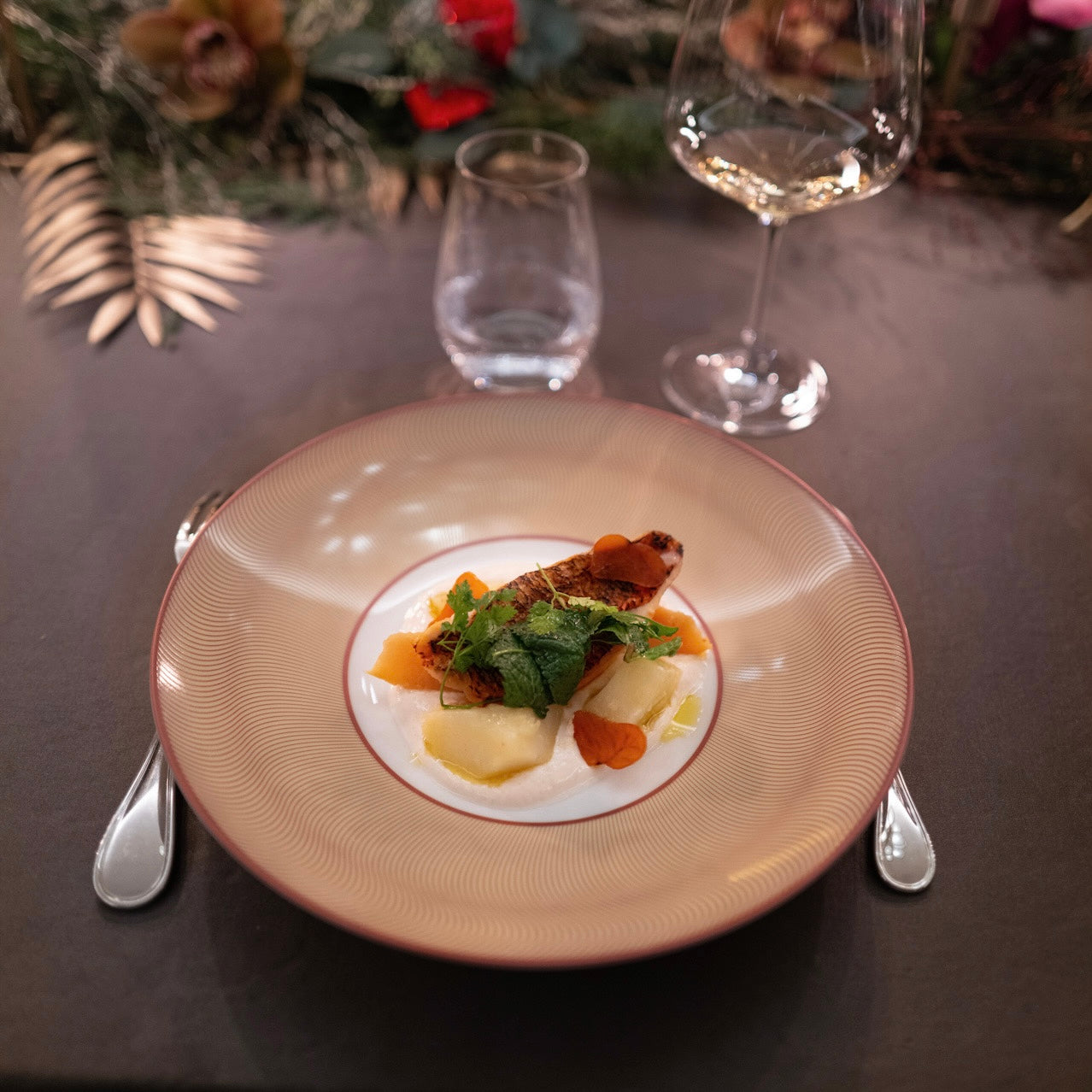 Dinner plate - Beige Illusion