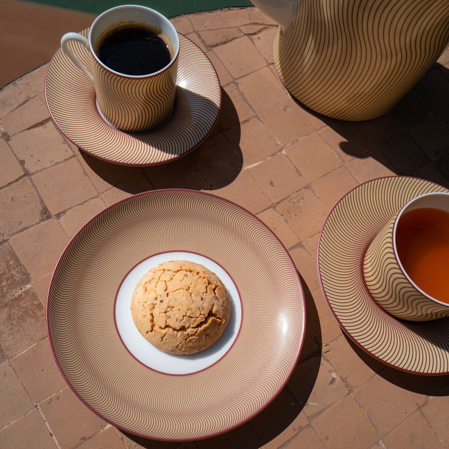 Bread plate - Beige Illusion