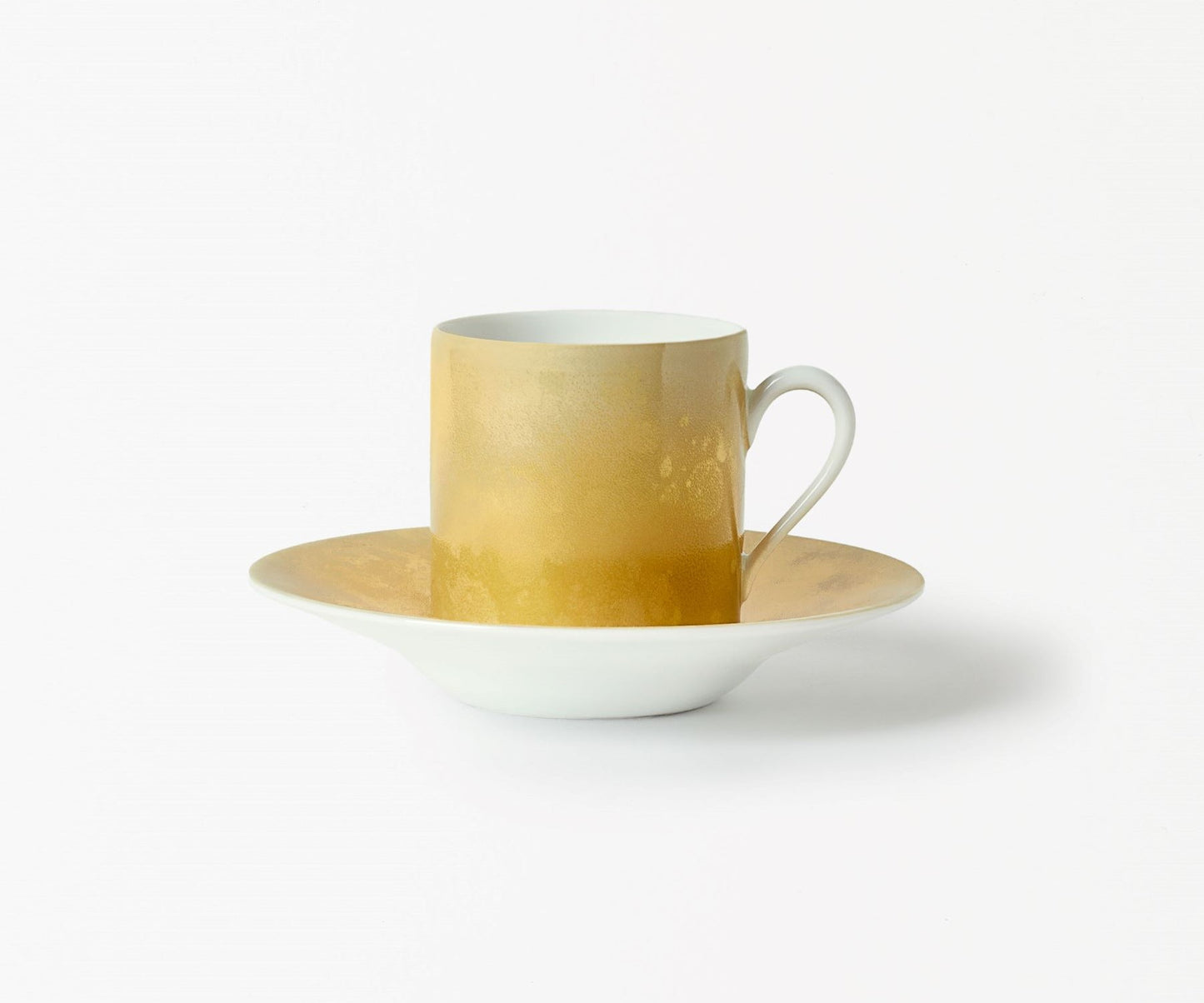 Coffee cup with saucer - Yellow Eclipse