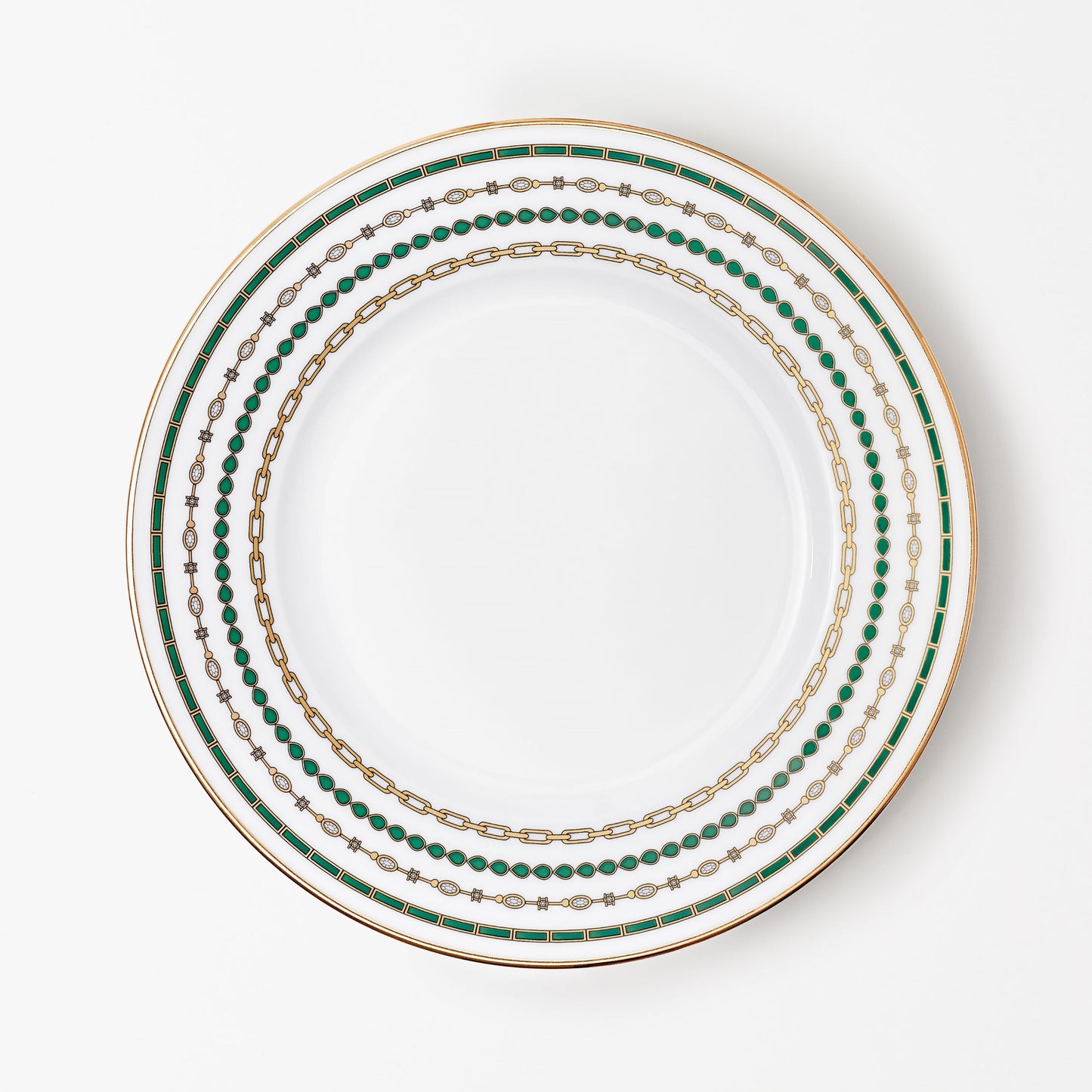 Dessert plate - Emerald Jewelry