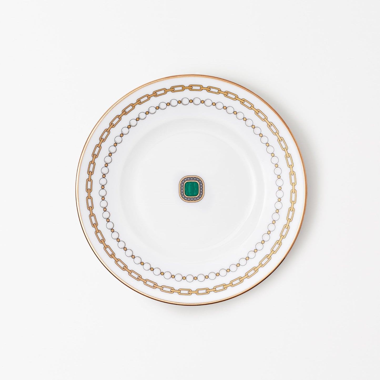 Bread plate - Emerald Jewelry