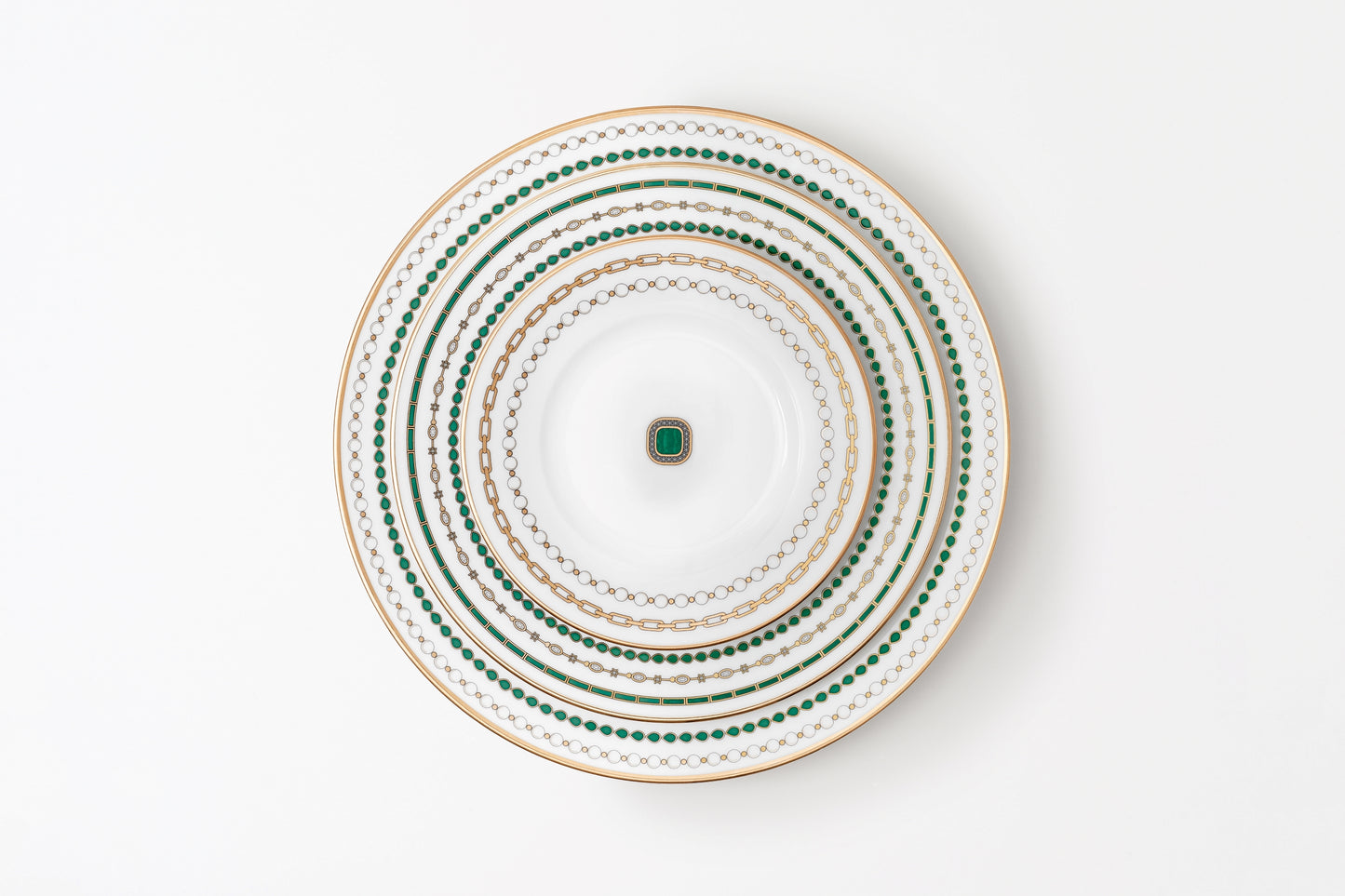 Dinner plate - Emerald Jewels