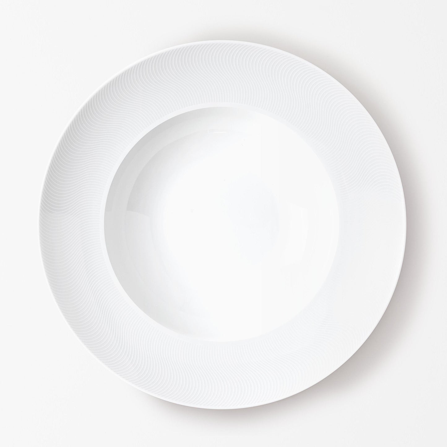 Assiette creuse - Illusion Blanche