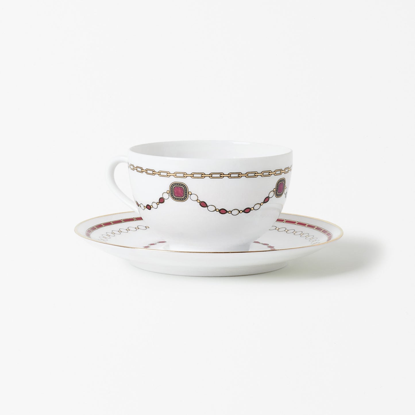 Coffee cup with saucer - Rubis Jewelry