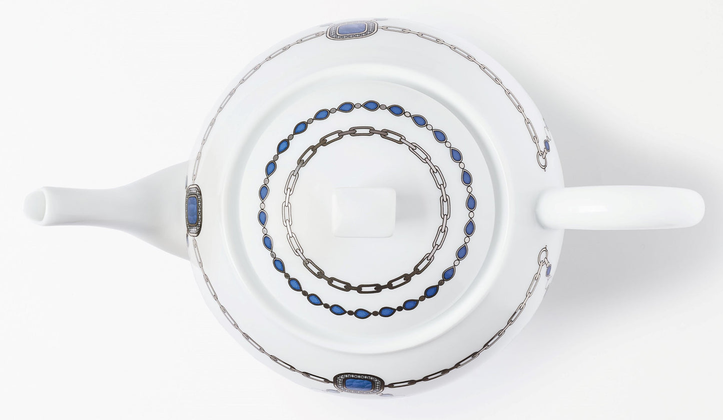 12 cup teapot- Sapphire Jewelry