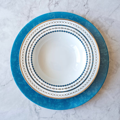 Soup plate with wing - Sapphire Jewelry