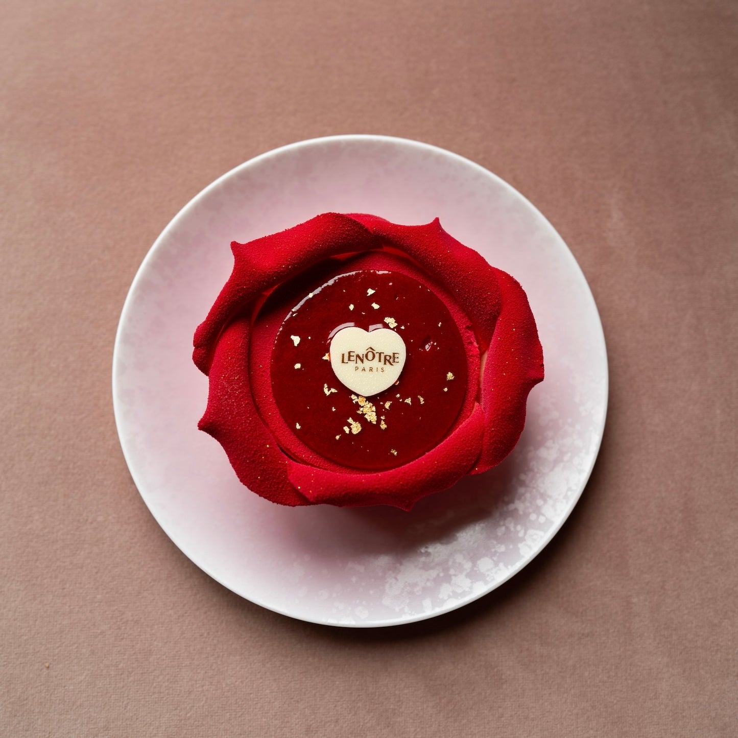 Assiette à dessert - Éclipse Rose