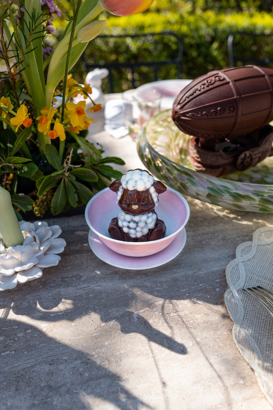 Bol avec la soucoupe - Éclipse Rose