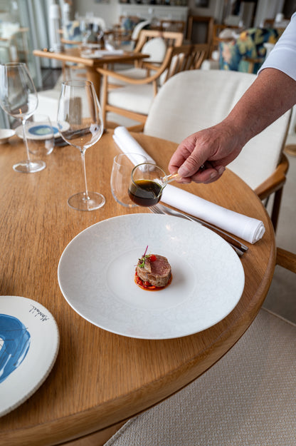 Assiette à dîner - Éclipse Blanche