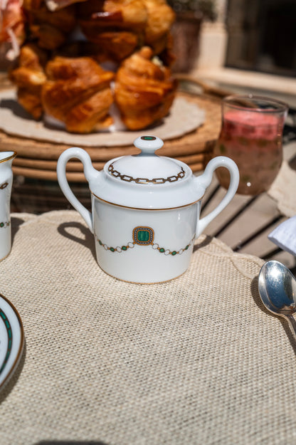 Sugar bowl - Emerald Jewelry