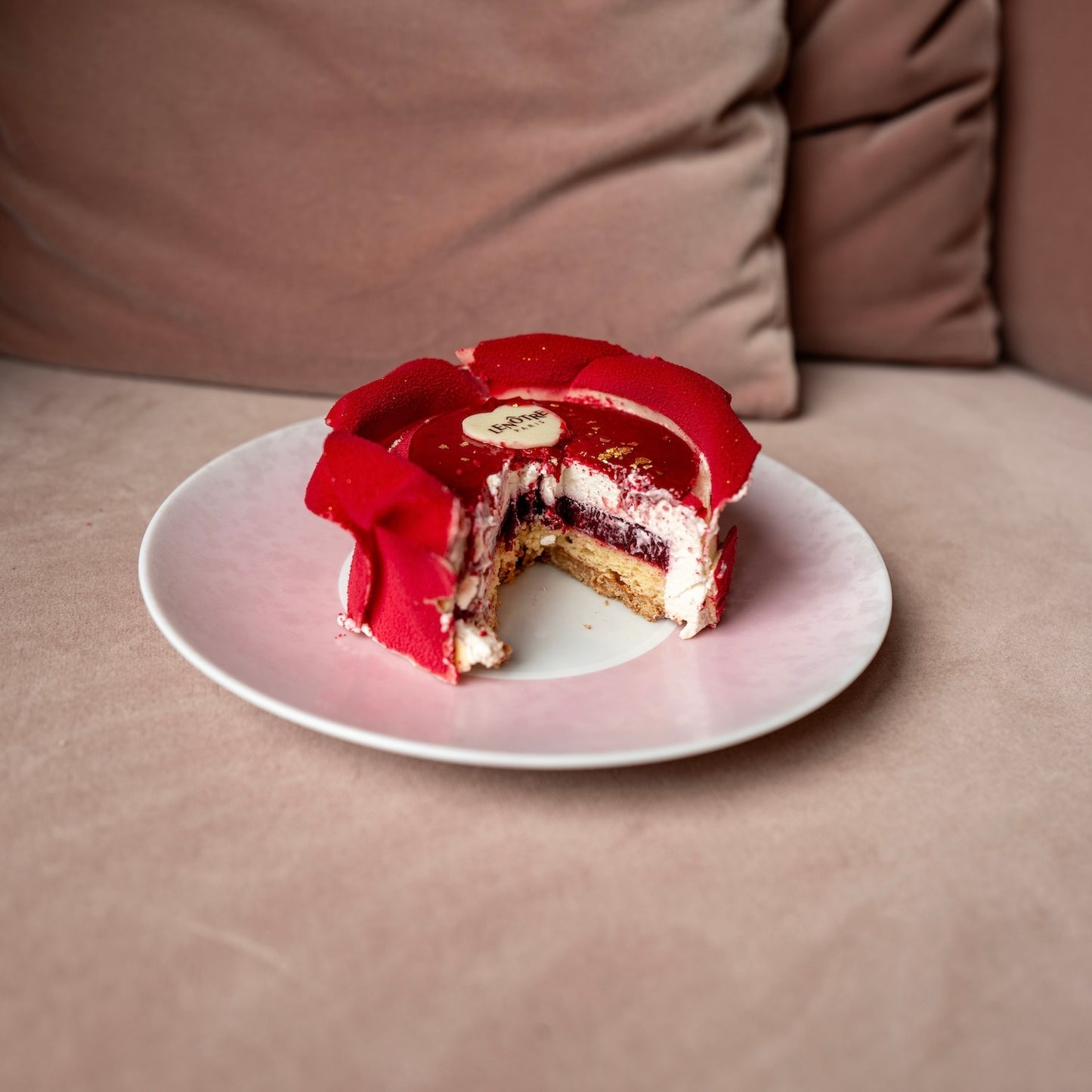 Assiette à dessert - Éclipse Rose