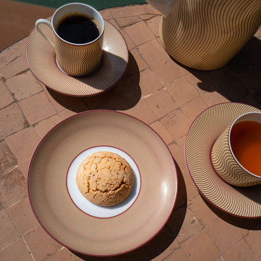 Bread plate - Beige Illusion