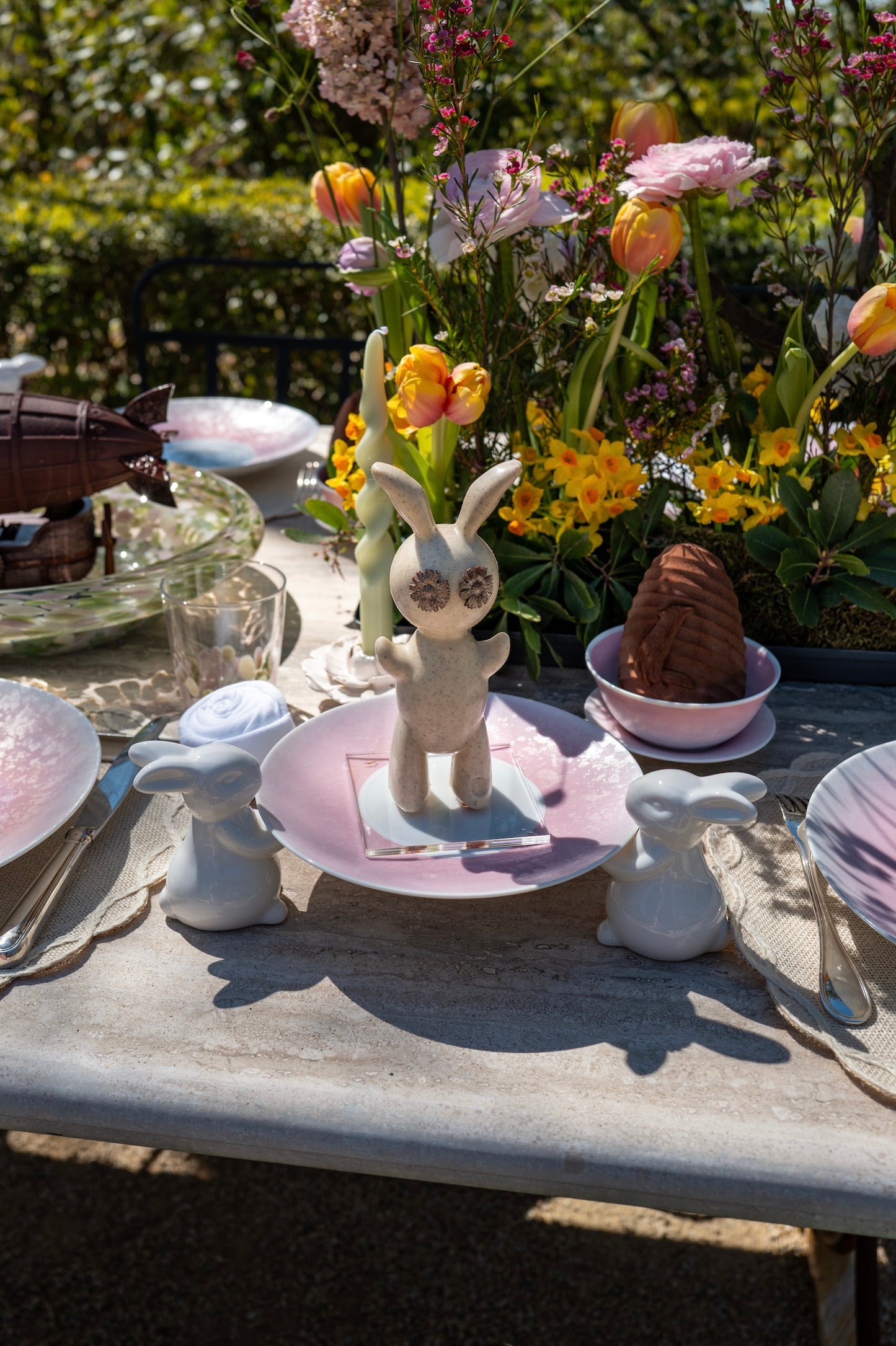 Dessert plate - Pink Eclipse
