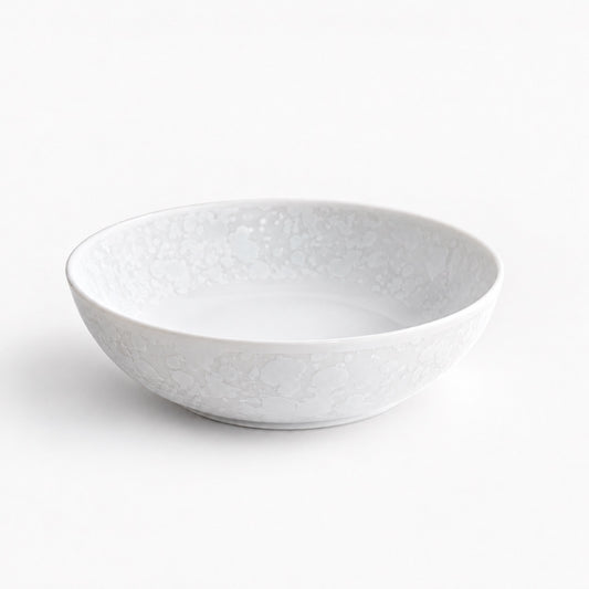 Assiette calotte - Éclipse Blanche