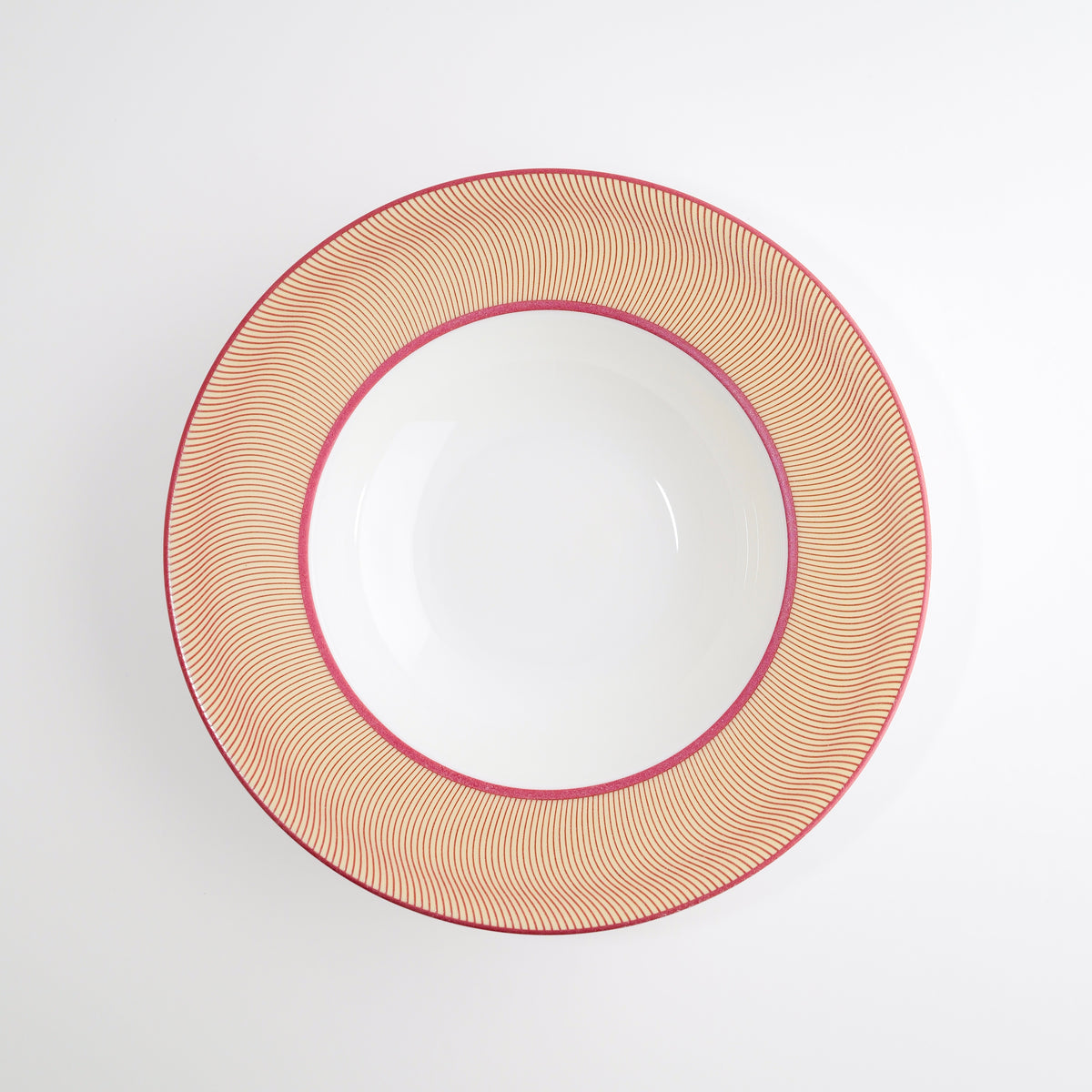 Assiette creuse - Illusion Beige