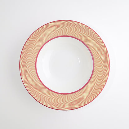 Assiette creuse - Illusion Beige