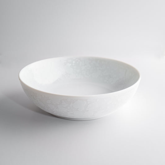 Assiette calotte - Éclipse Blanche
