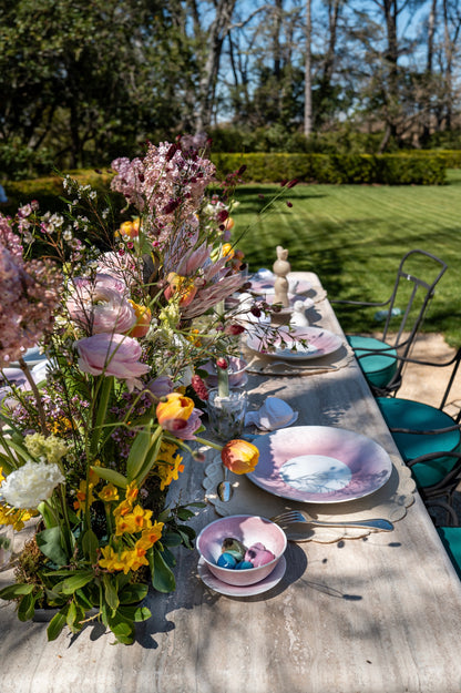 Dinner plate - Pink Eclipse