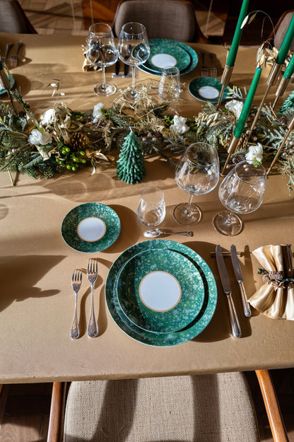 Dinner plate - Green Eclipse