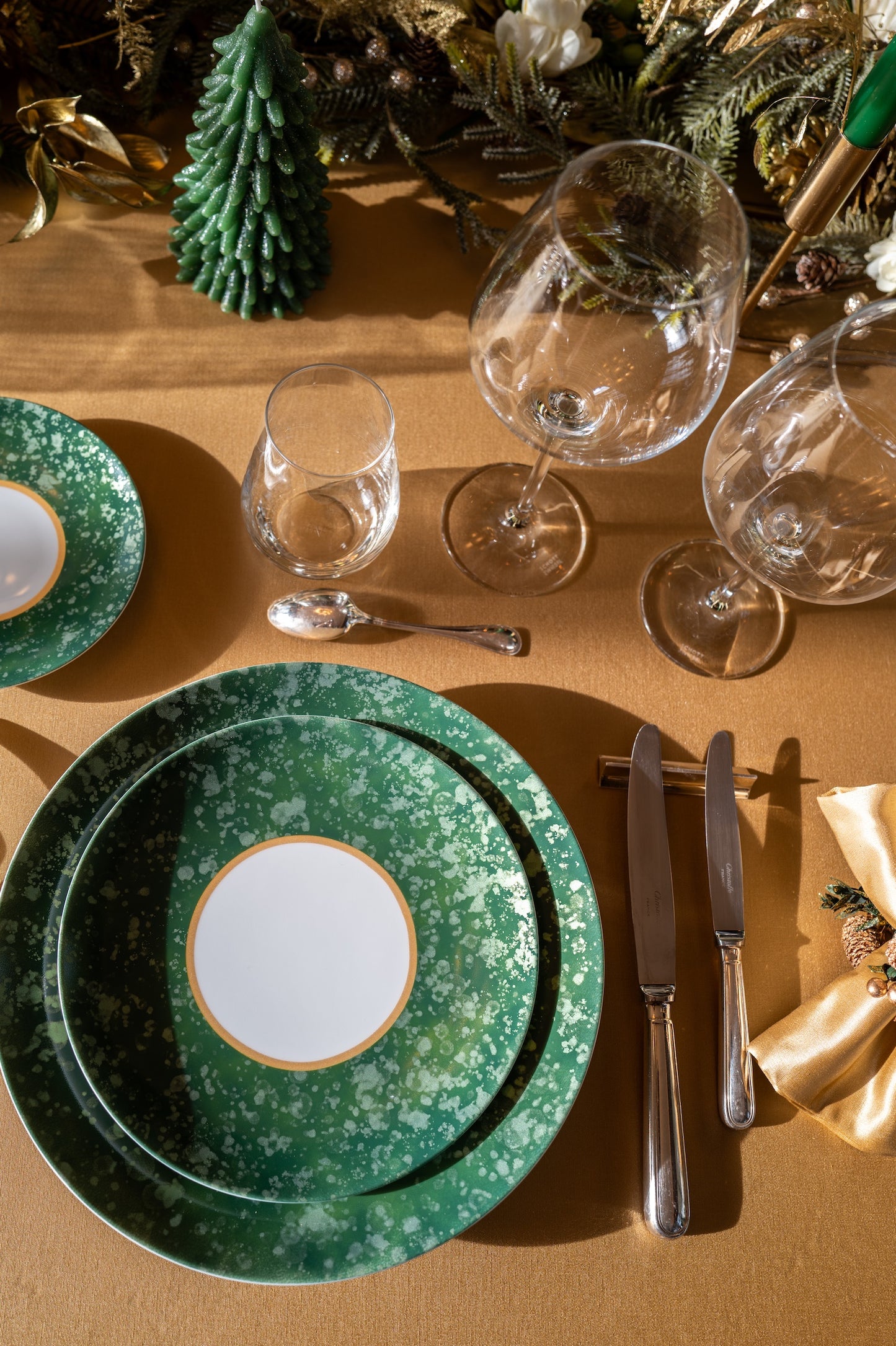 Assiette à dessert - Éclipse Verte