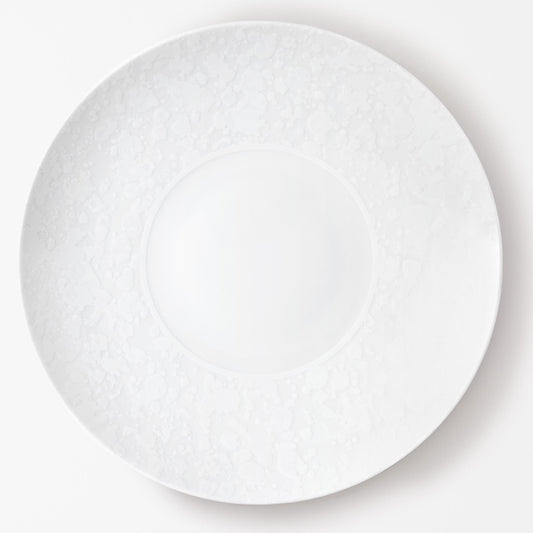 Assiette de présentation - Éclipse Blanche
