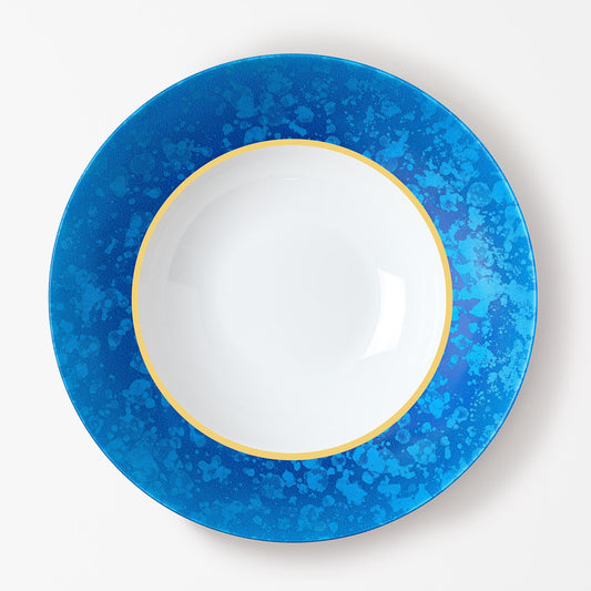 Assiette creuse - Éclipse Bleue