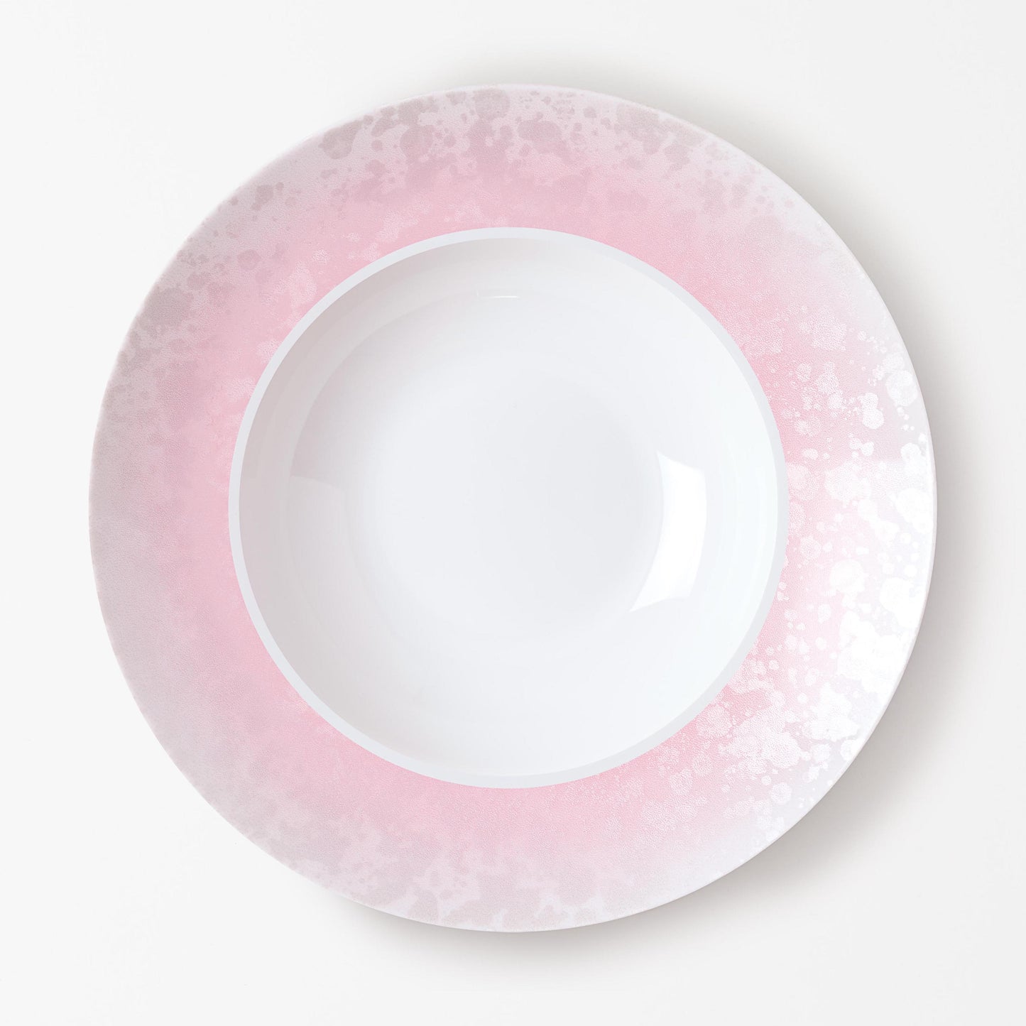 Assiette creuse - Éclipse Rose