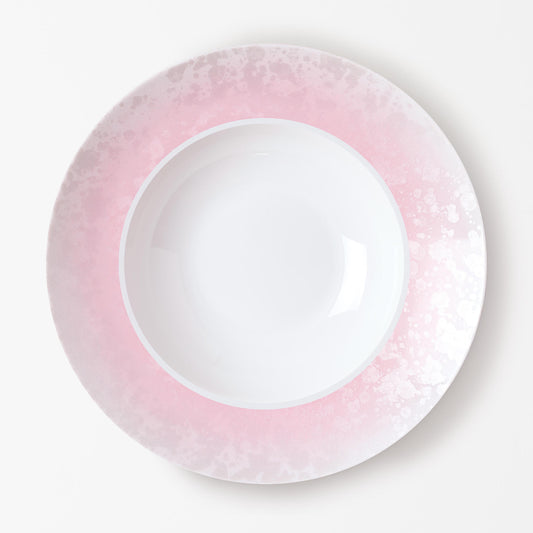 Assiette creuse - Éclipse Rose