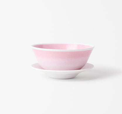 Bol avec la soucoupe - Éclipse Rose