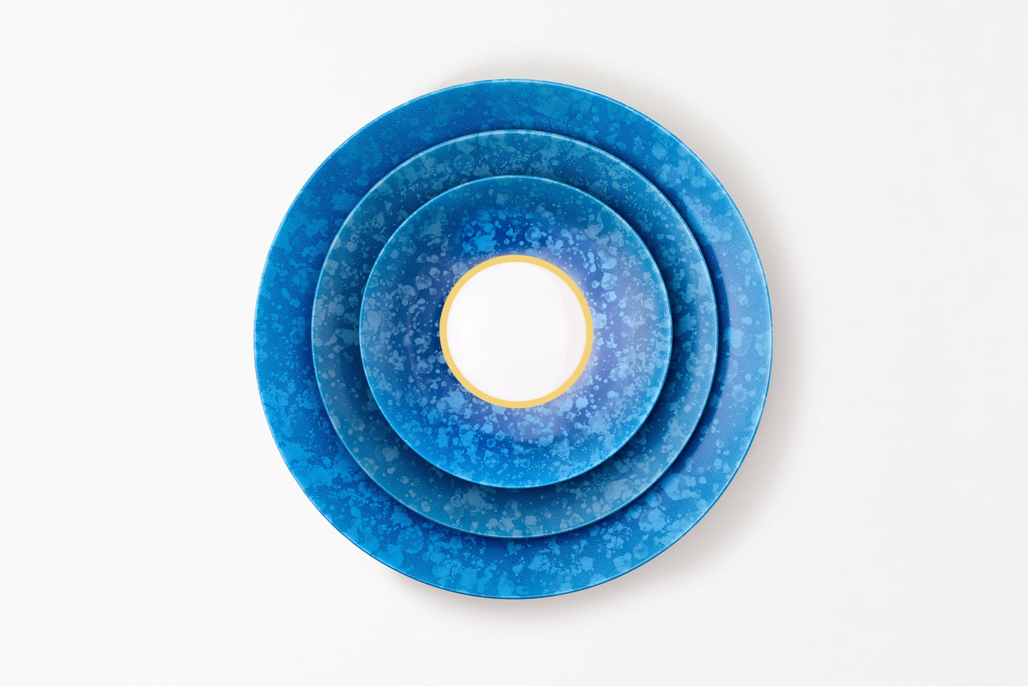 Assiette à dessert - Éclipse Bleue