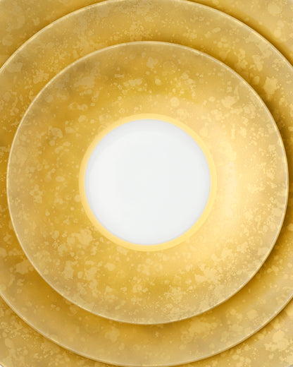 Dinner plate - Yellow Eclipse