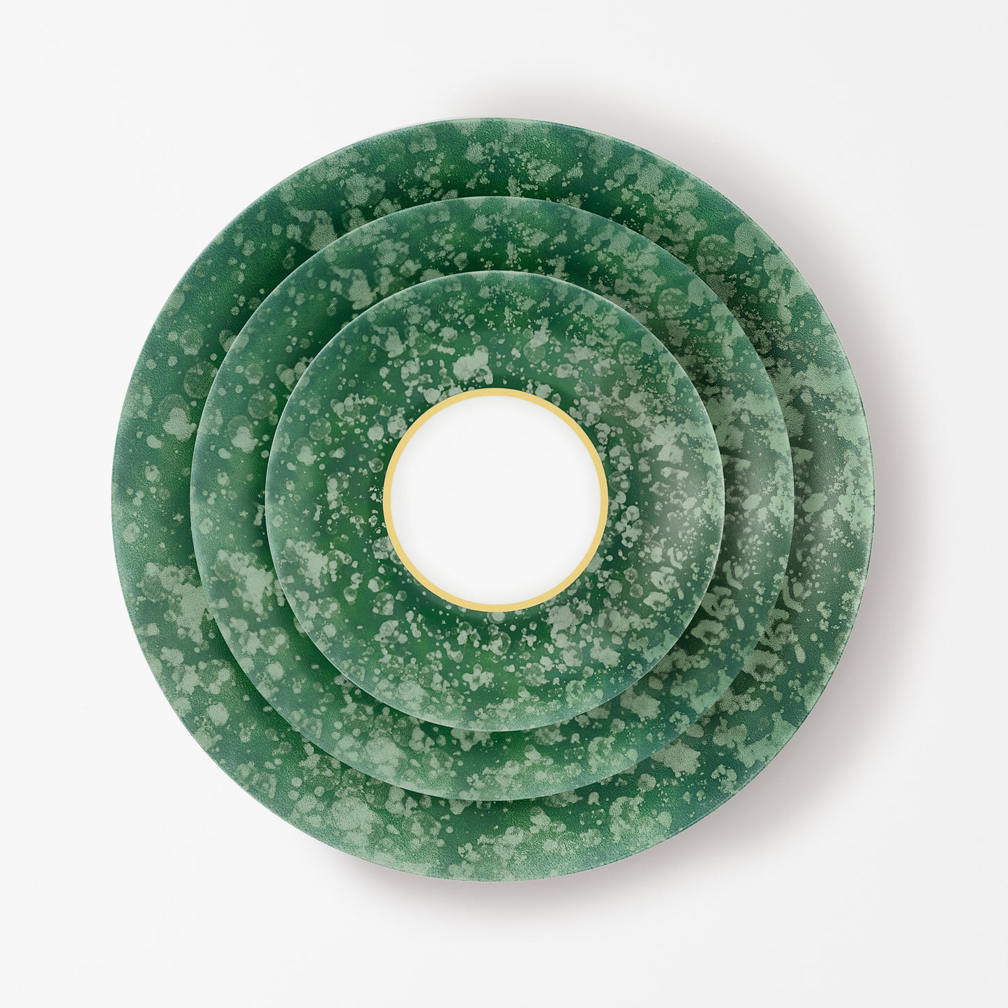 Dinner plate - Green Eclipse