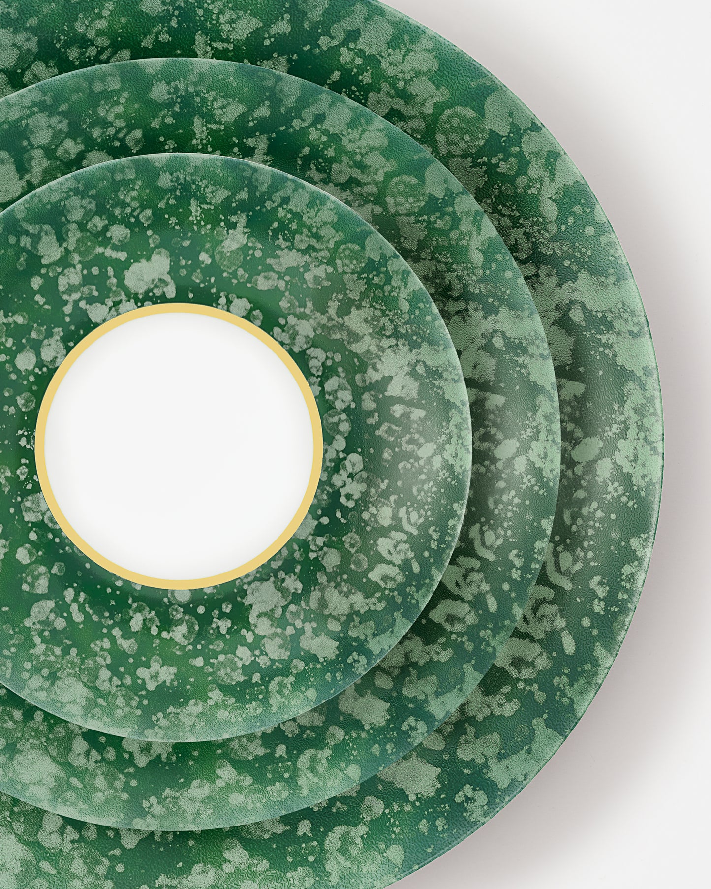 Dinner plate - Green Eclipse