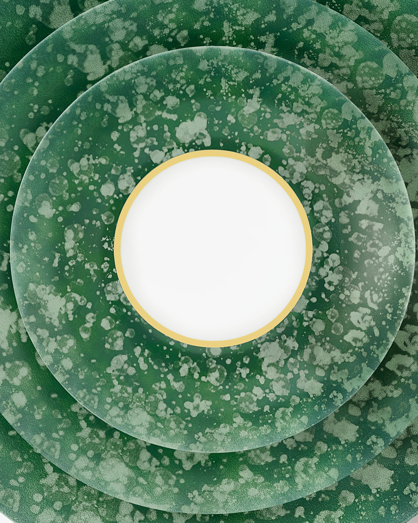 Dinner plate - Green Eclipse