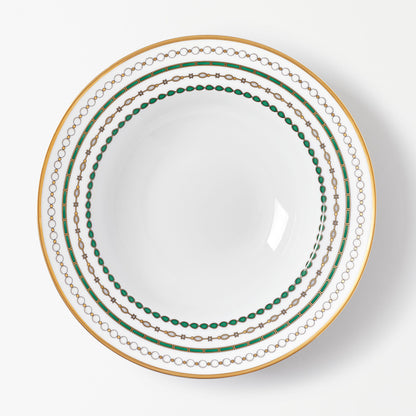 Assiette creuse - Bijoux Émeraudes