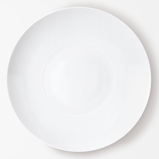 Assiette de présentation - Illusion Blanche