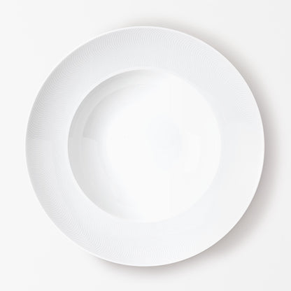 Soup plate - White Illusion