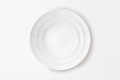 Assiette à dîner - Illusion Blanche