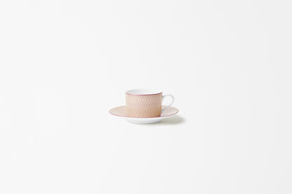 Tasse à thé avec la soucoupe - Illusion Beige