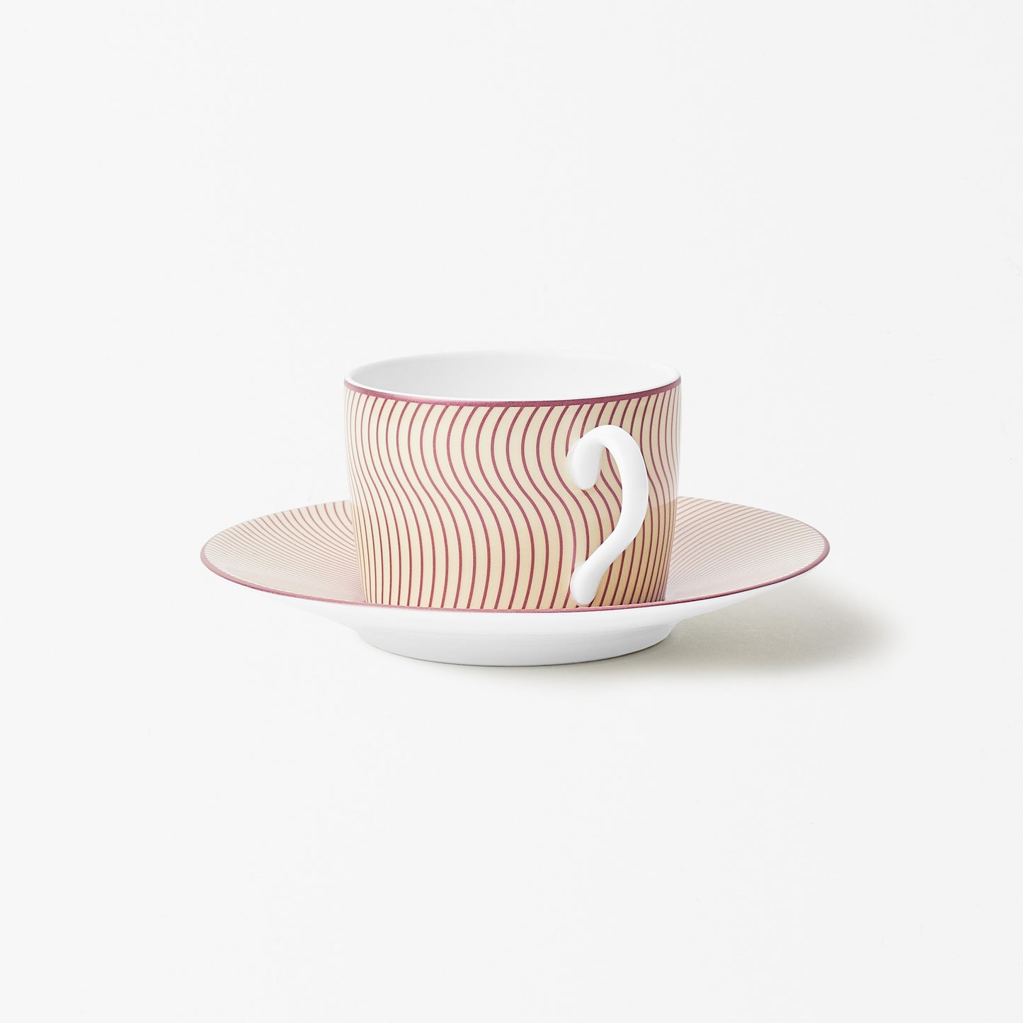 Tasse à thé avec la soucoupe - Illusion Beige