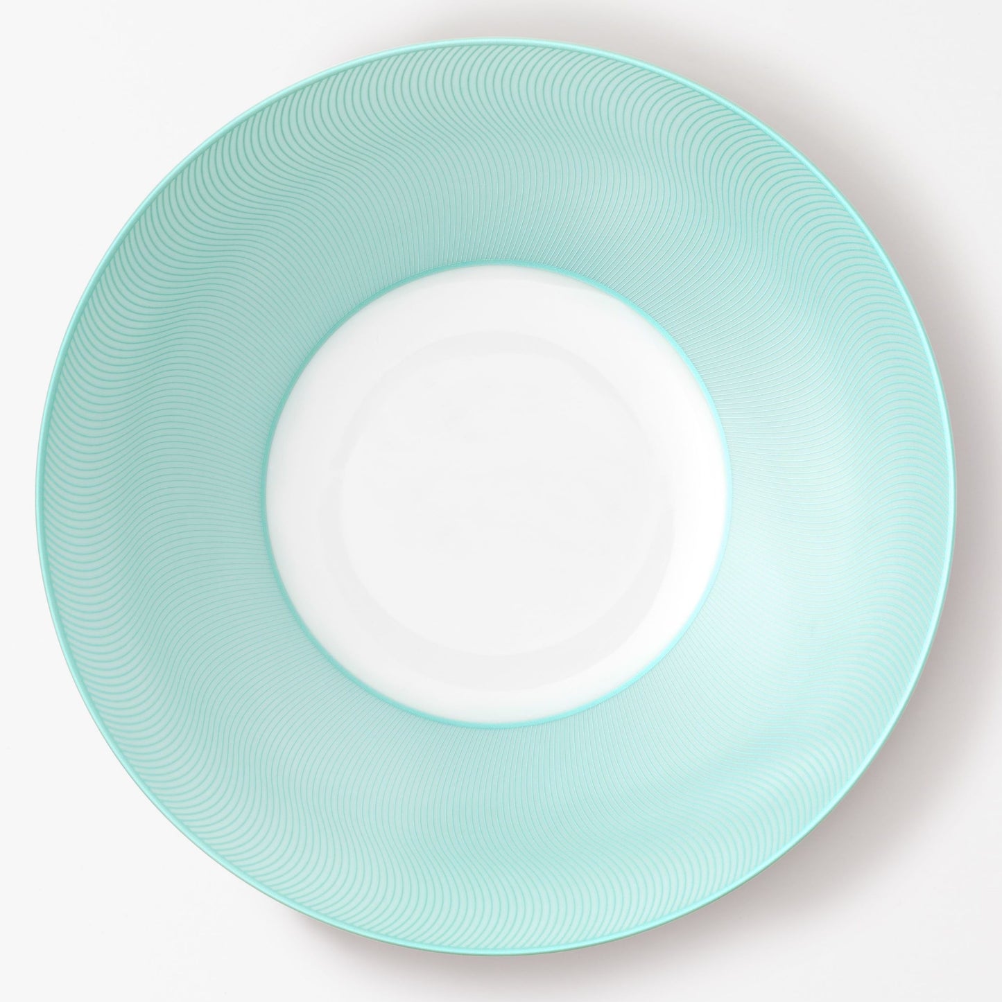 Assiette de présentation - Illusion Turquoise