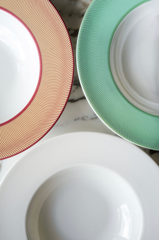 Assiette creuse - Illusion Blanche