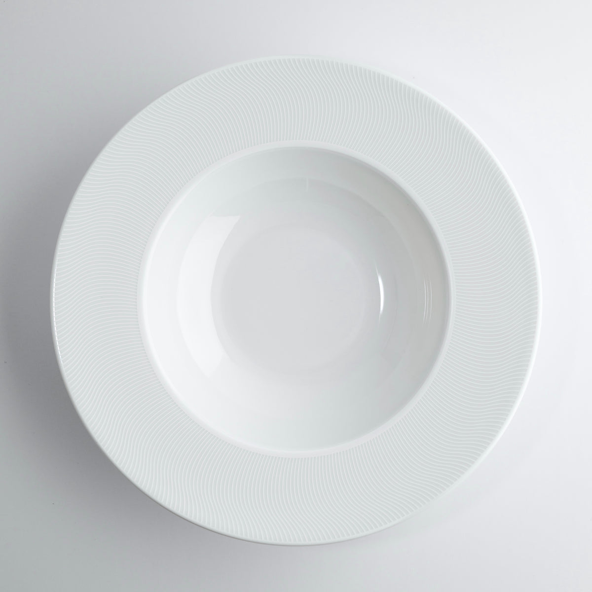 Soup plate - White Illusion