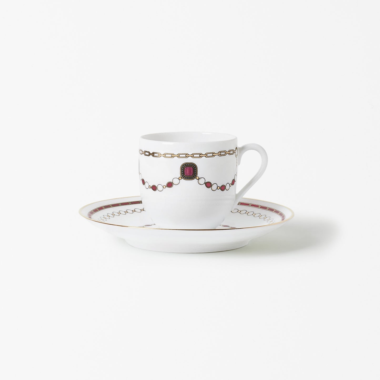 Coffee cup with saucer - Rubis Jewelry