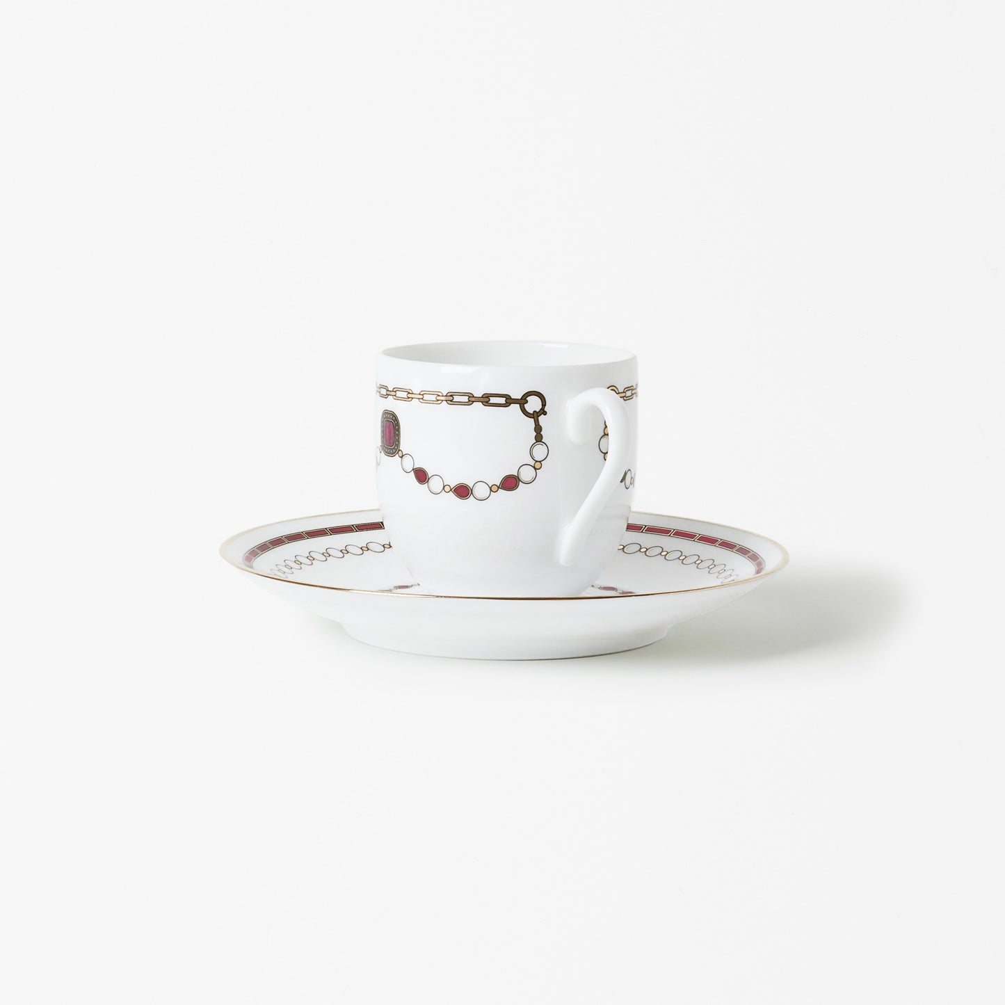 Coffee cup with saucer - Rubis Jewelry