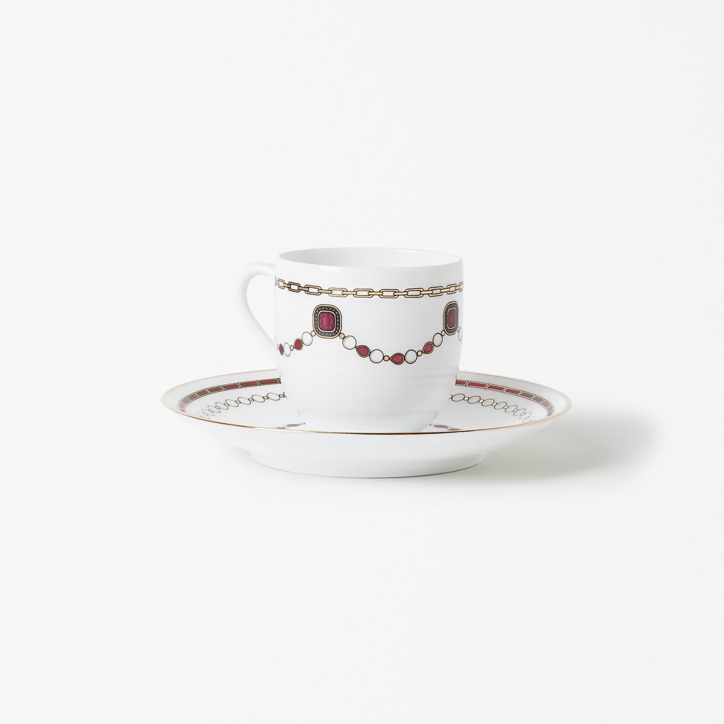 Coffee cup with saucer - Rubis Jewelry